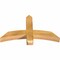 Ekena Millwork Bellingham Rough Sawn Timber Gable Bracket, Western Red Cedar, 36"W x 21"H x 4"D x 4"F, 14/12 Pitch GBW036X21X0404BEL00RWR - alternate 2